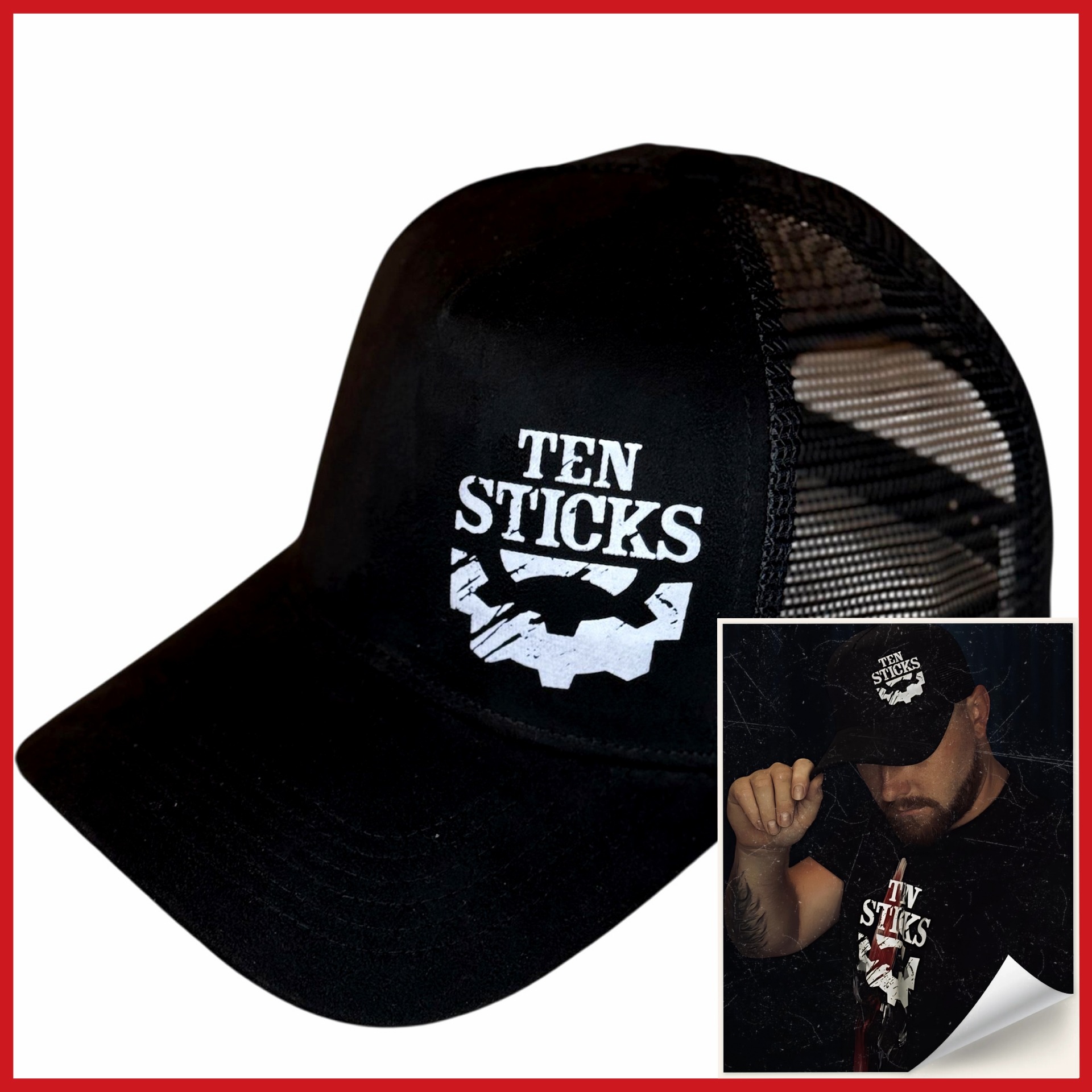 TEN STICKS kšiltovka síťovka/semish